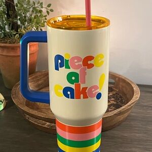Piece of Cake Multicolor Travel Mug